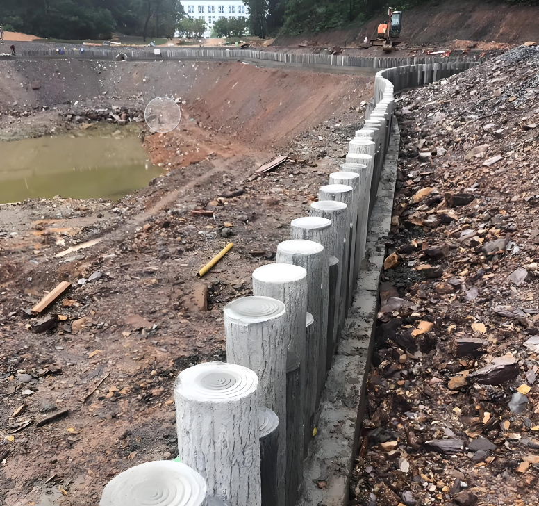 水泥仿木樁施工隊(duì)泓樺錦嘉 - 水泥仿木樁防腐蝕嗎？?